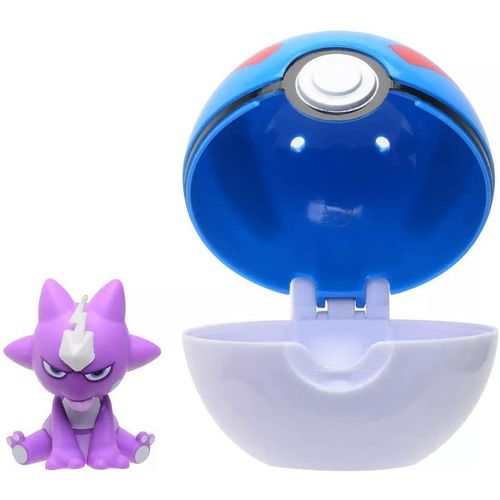 Figuras de Ação - Pokémon - Wave 7 - Jazwares - Toxel com Great Ball – Sunny