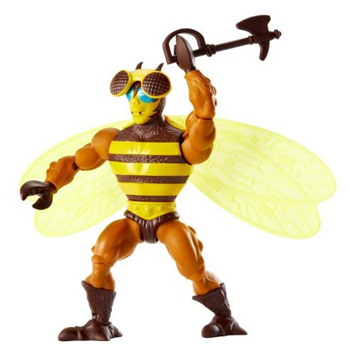Figura de Ação - Colecionável - Masters Of The Universe - Buzz Off - 28 cm - Mattel