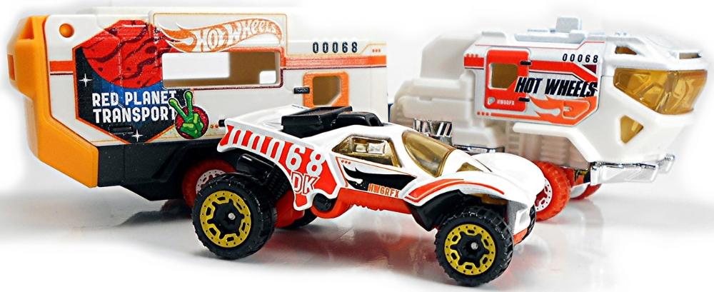 Hot Wheels Caminhão Transporte Super Rigs Mattel BDW51 Ri Happy - Main Image