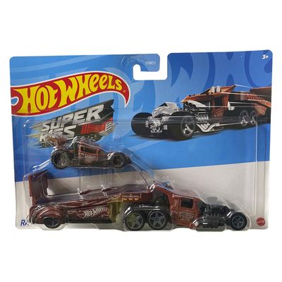 Caminhão de Transporte Hot Wheels com Carrinho - Super Rigs