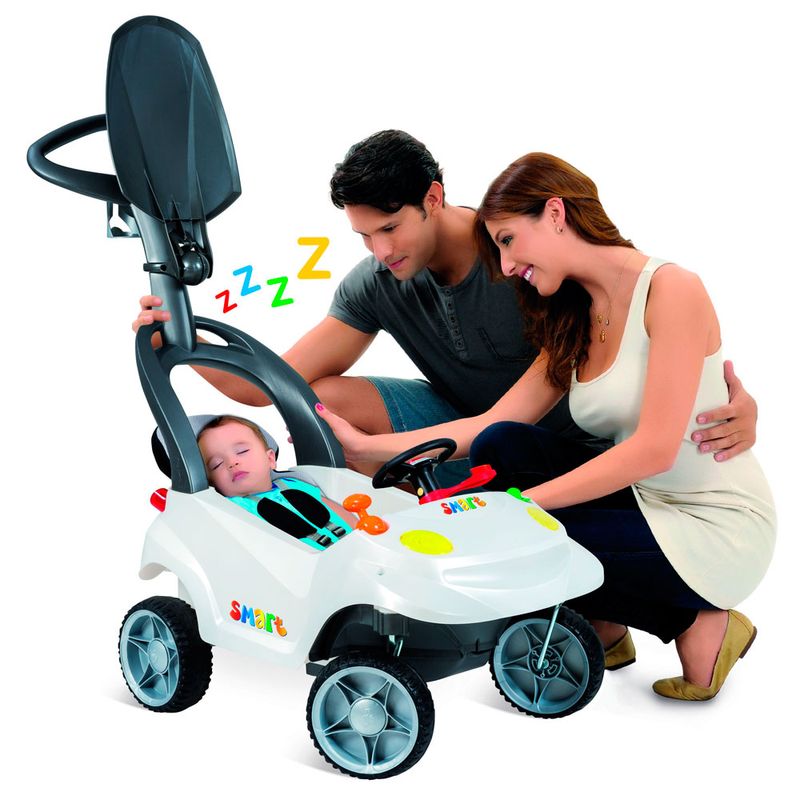 Carrinho-de-Passeio---Smart-Baby-Plus---Branco-Perolado---Bandeirante