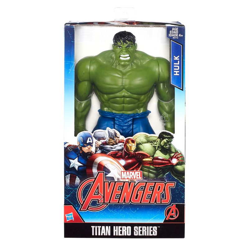 Boneco Articulado 30cm Titan Hero Series Marvel Avengers Hulk Hasbro Disney Ri Happy