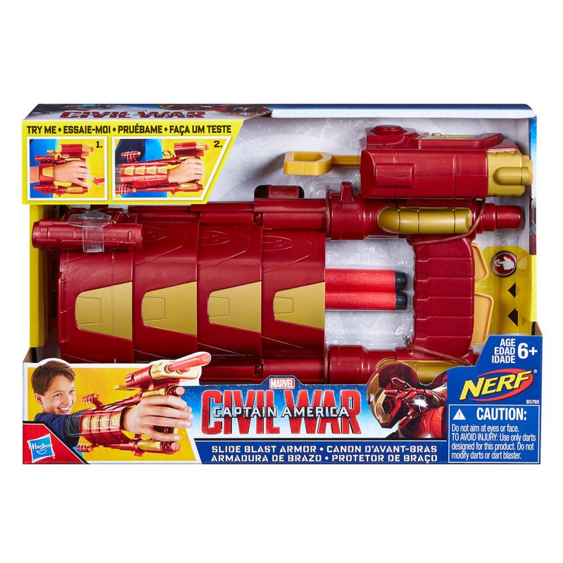 Luva-Protetora-com-Lancador---Marvel-Avengers---Capitao-America-Guerra-Civil---Homem-de-Ferro---Hasbro