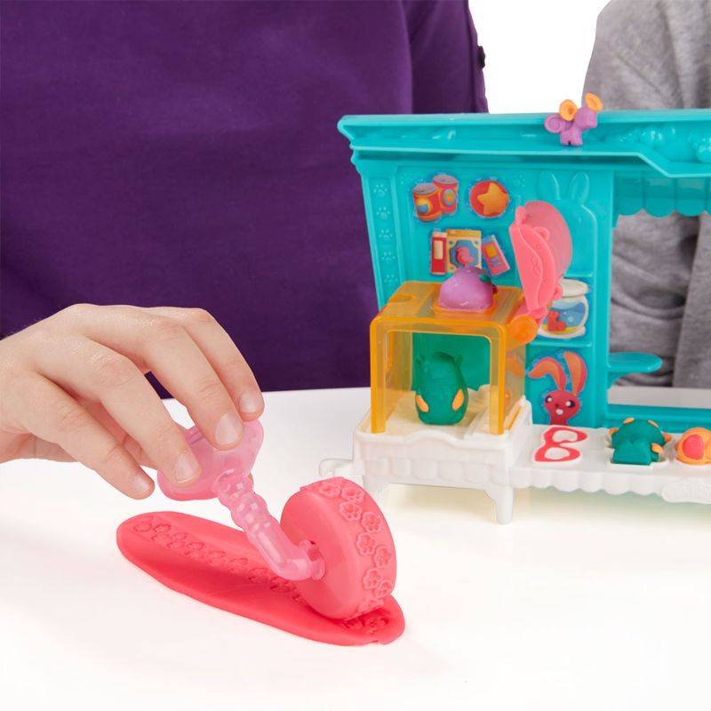 Playset-e-Massa-de-Modelar---Play-Doh-Town---Tenda-de-Mascotes-Pet-Shop---Hasbro