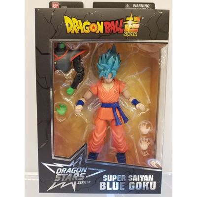 Boneco Dragon Ball Super Saiyan Blue Goku Articulado Bandai