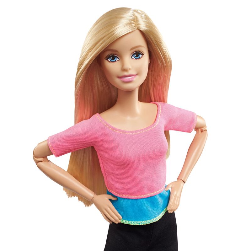 Boneca-Barbie-Articulada---Feita-para-Mexer---Blusa-Pink---Mattel