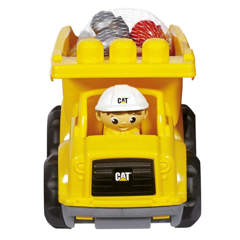 Conjunto-Mega-Bloks---First-Bloks---Caminhao-CAT---Mattel