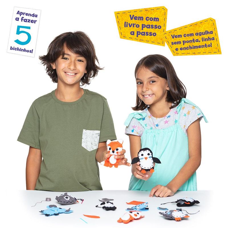 Conjunto-de-Atividades---Core---Livro-dos-Bichinhos-de-Feltro---Colecao-Fazendo-Arte---Toyster-2