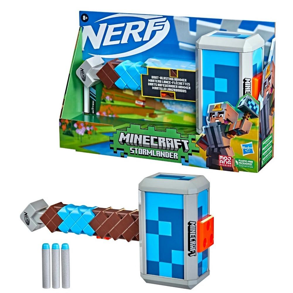 Brinquedo Infantil Nerf metralhadora minecraft com som e luz brinquedo Mine  Craft