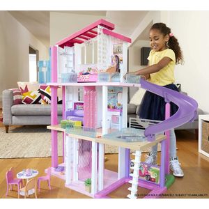 Casa da Barbie c/ Slide e Piscina, Elevador, Pet e Acessórios - Presente p/  Crianças 3-7 anos em Promoção na Americanas