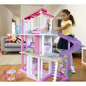 Barbie Dreamhouse Casa da Barbie com 70 Acessórios Elevador e Piscina para  Crianças a partir de 3 anos - Ri Happy