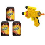 Lancador-com-Alvos---X-Shot-Excell---3-Latas-Alvo---Candide