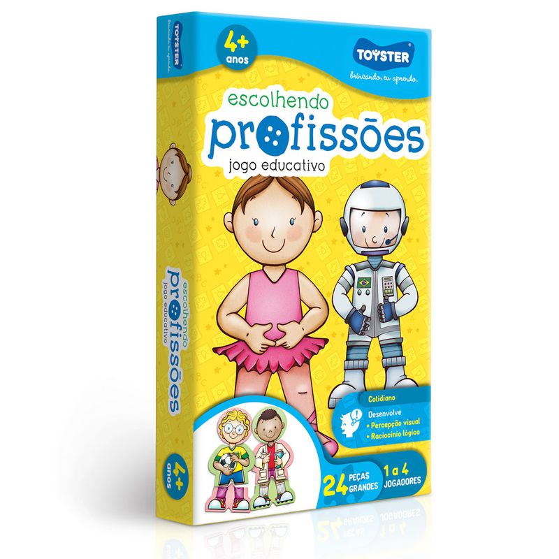 Jogo-Educativo---Escolhendo-Profissoes---24-Pecas---Toyster