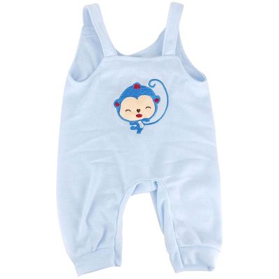 Roupa Para Boneca Bebe Reborn Laura Baby Azul Monkey - Ri Happy