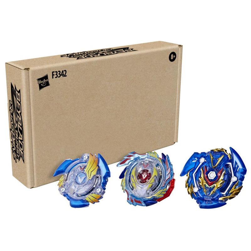 Piões de Batalha - Beyblade Burst - Valtryek Kit Triplo - Hasbro