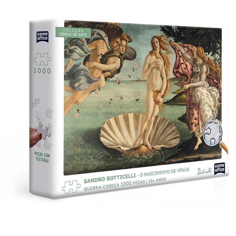Quebra-Cabeca---Colecao-Obras-de-Arte---Sandro-Botticelli---O-Nascimento-de-Venus---Toyster-0