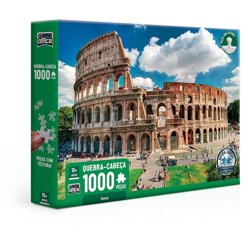 Quebra Cabeça Paris e Roma 1000 Peças 2091 Toyster - Veredas Online, as  melhores ofertas em até 12x sem juros !!