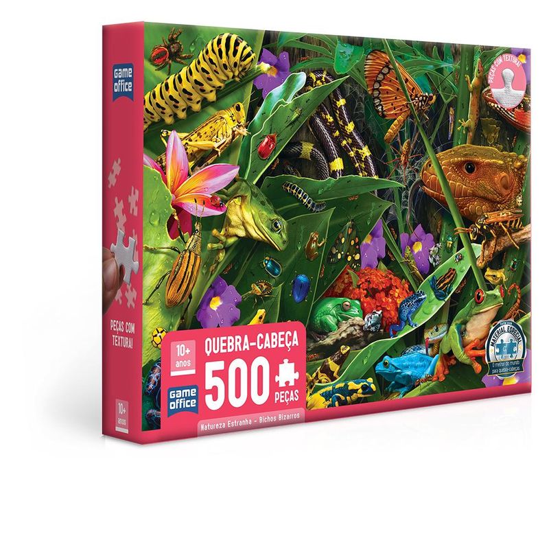 Jogo Quebra-Cabeça 500 Pç, Jogo de Tabuleiro Brinquedo Nunca Usado  76560128