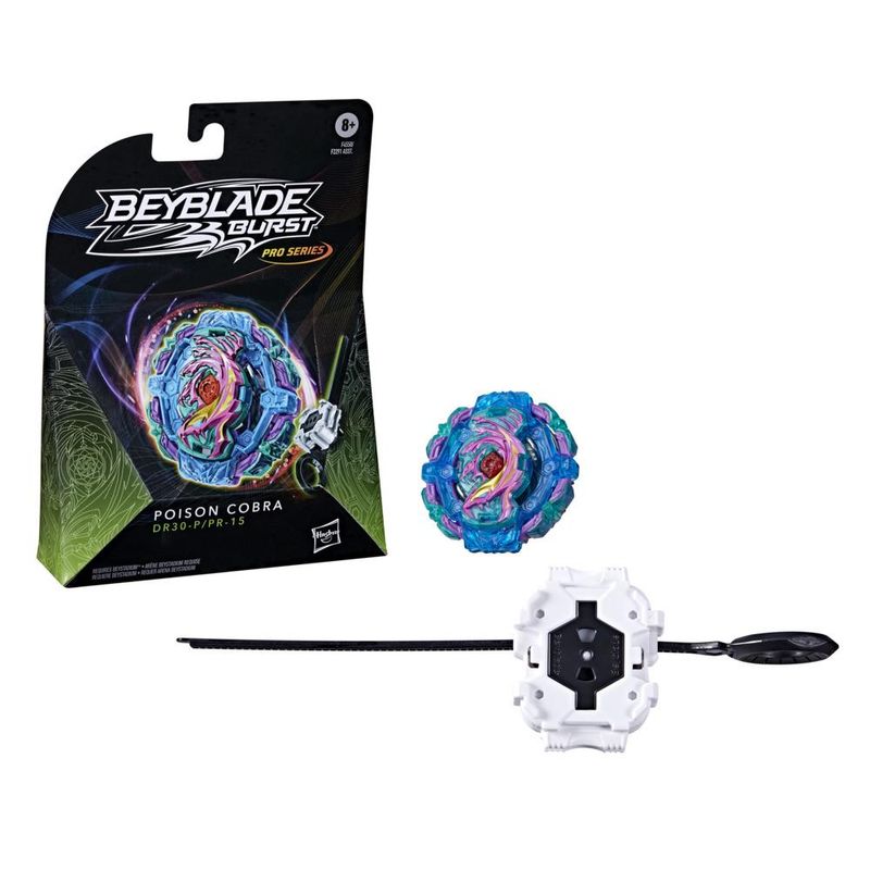 Piao-de-Batalha-com-Lancador---Beyblade-Burst---Pro-Series---Poison-Cobra---Hasbro-3