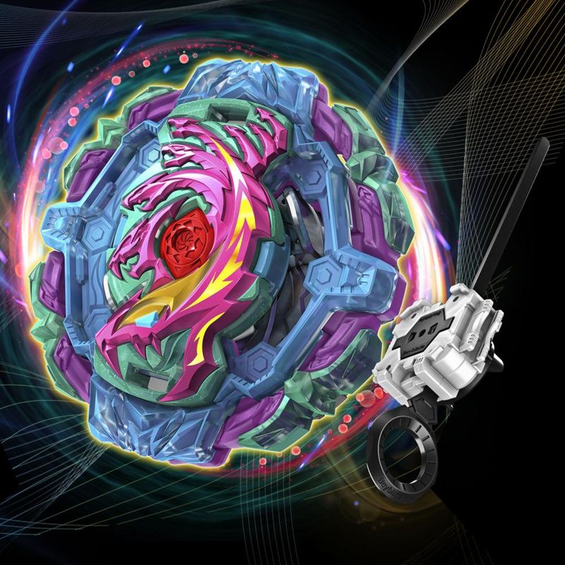 Piao-de-Batalha-com-Lancador---Beyblade-Burst---Pro-Series---Poison-Cobra---Hasbro-6