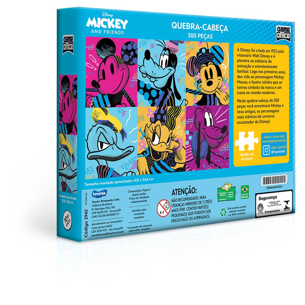 Mickey - Quebra-cabeça - 200 peças - Toyster Brinquedos : :  Brinquedos e Jogos