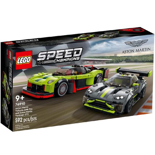 LEGO - Speed Champions - Aston Martin Valkyrie AMR Pro e Aston Martin Vantage GT3 - 76910