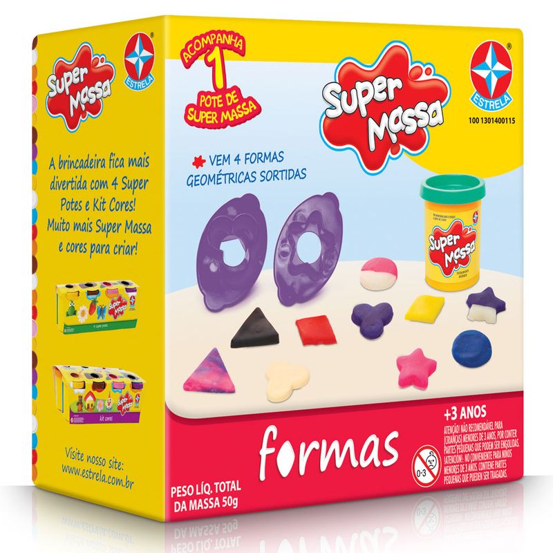 Massa-de-Modelar---Super-Massa---Formas-Sortidas---Estrela