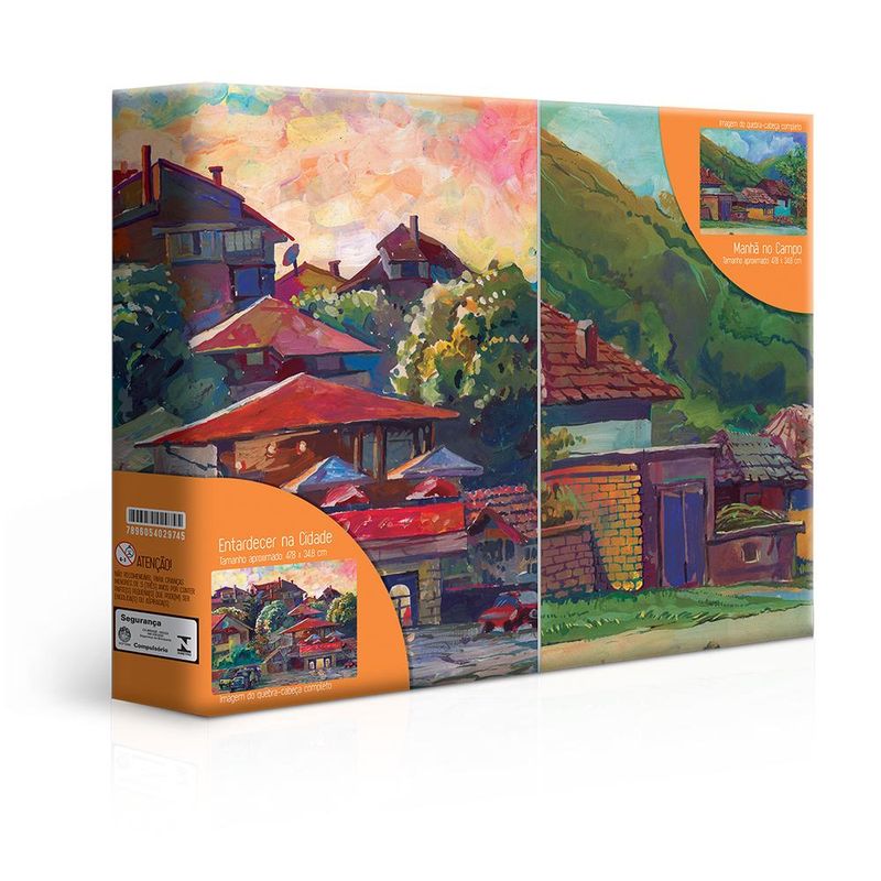 Quebra-Cabeca---Game-Office---Paisagens-Bulgaras---Entardecer-na-Cidade---Manha-no-Campo---Toyster-1