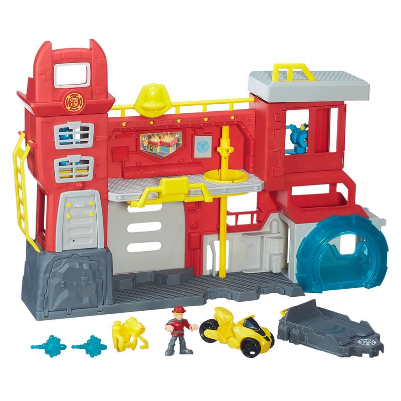 Playset-Playskool---Transformers-Rescue-Bots---Quartel-General-dos-Bombeiros-de-Griffin-Rock---Hasbro