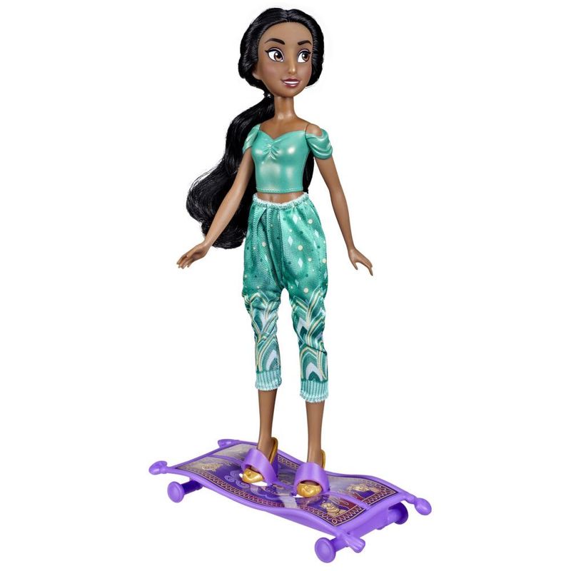Boneca-Articulada---Disney---Princesas---Jasmine-e-Tapete-Magico-com-Rodinhas---Hasbro-0