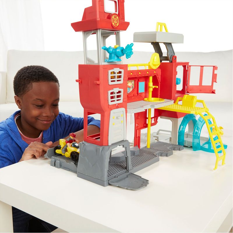 Playset-Playskool---Transformers-Rescue-Bots---Quartel-General-dos-Bombeiros-de-Griffin-Rock---Hasbro