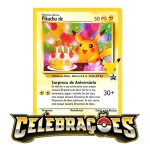 Carta Pokémon Celebrações Diversos Modelos Escolha Pronta Entrega