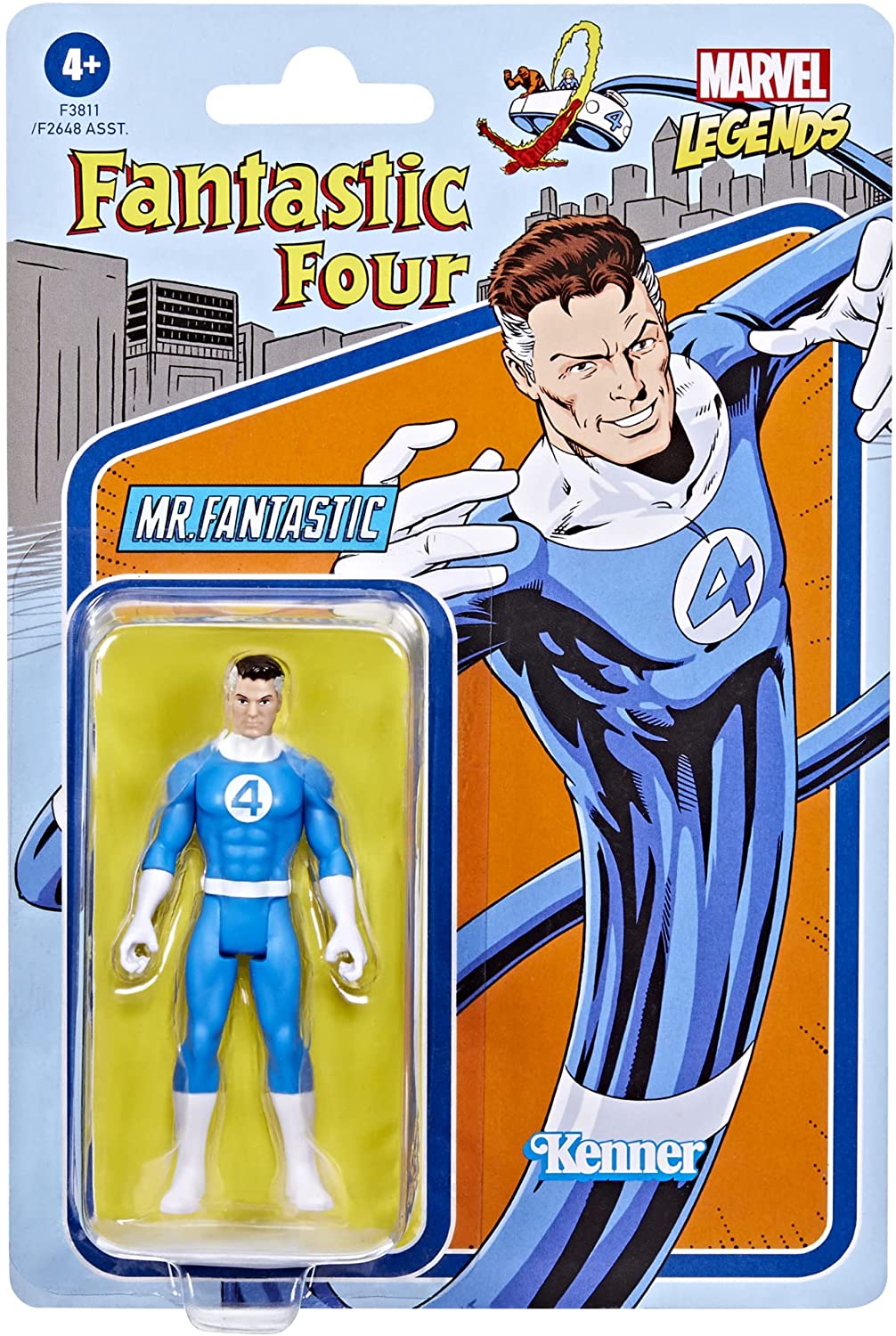 Action Figures Mr.Fantastic Retrô 375 Marvel Legends F3811