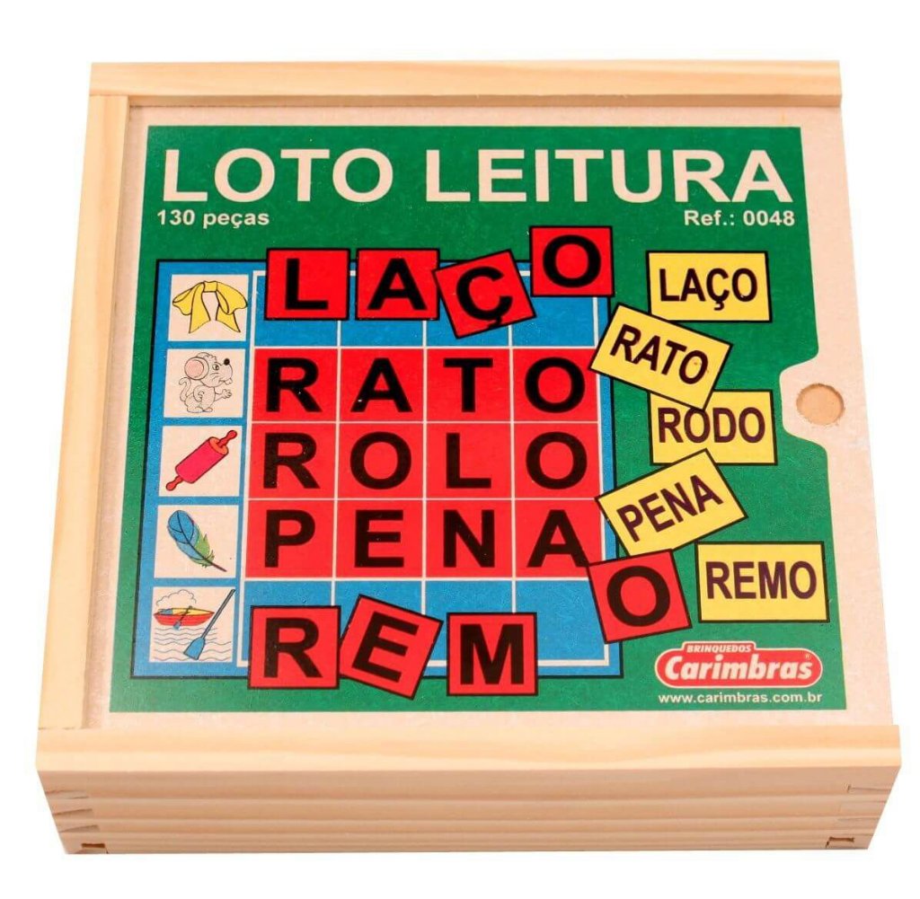 Jogo Educativo Alfabetização Loto Leitura Português - Fundamental - Jogos  Educativos - Magazine Luiza