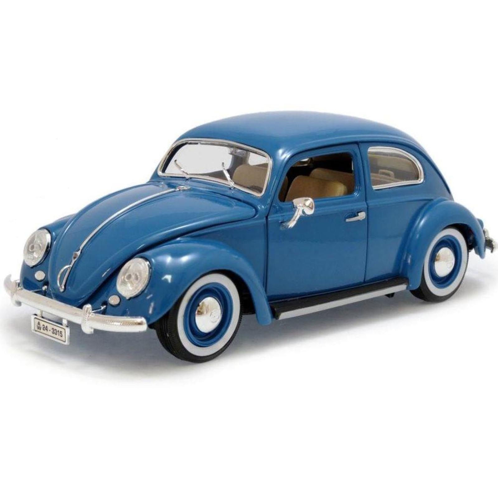 Miniatura - 1:18 - 1955 Volkswagen Käfer Beetle / Fusca - Azul