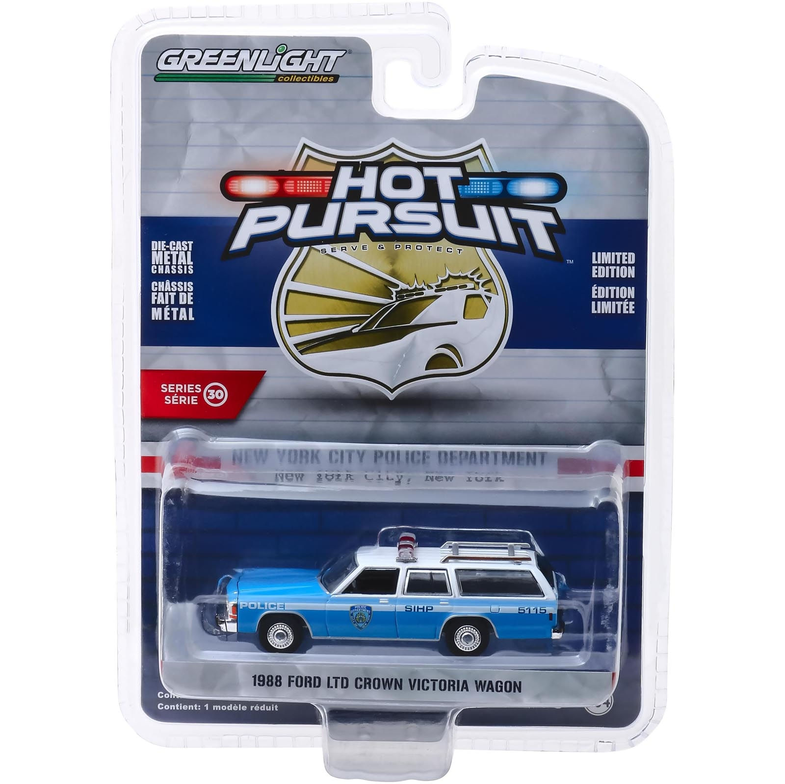 Miniatura - 1:64 - 1988 Ford LTD Crown Victoria Wagon - New York