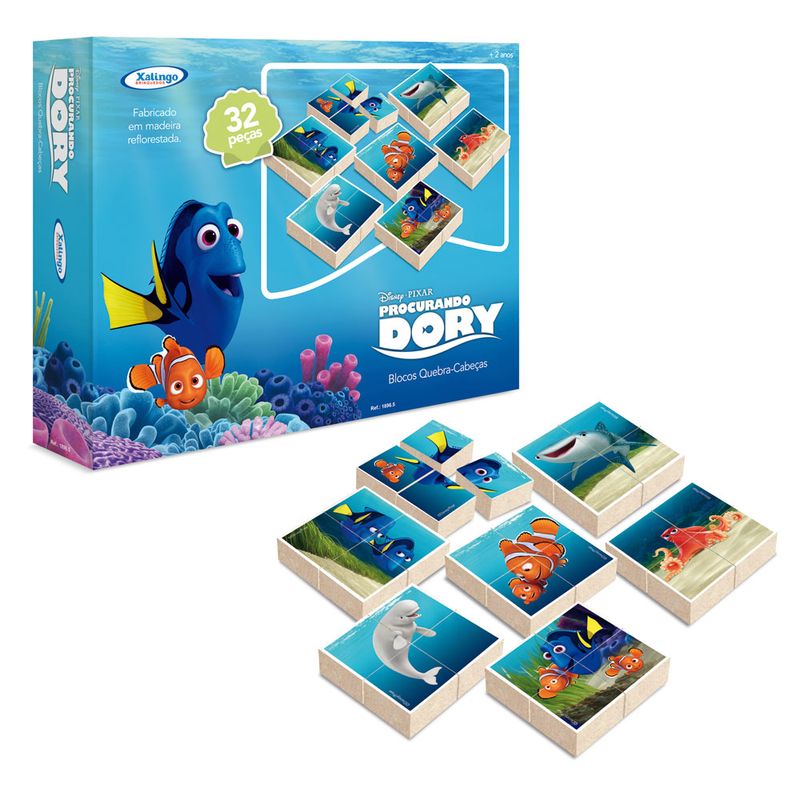 Blocos-Quebra-Cabeca---32-Pecas---Procurando-Dory---Disney---Xalingo