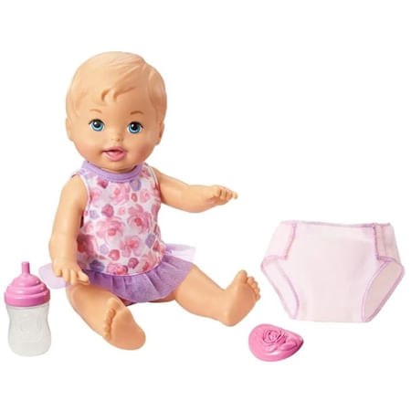 Little Mommy Bebe Faz Xixi Roupinha Rosa - FBC88 - Mattel