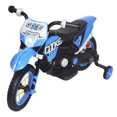 MINI MOTO ELETRICA INFANTIL 6V BRANCO - IMPORTWAY - Ri Happy