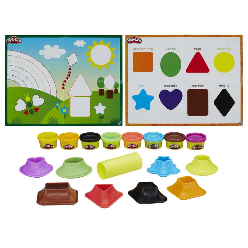 Massa-de-Modelar---Play-Doh---Aprendendo-Cores-e-Formas---Hasbro