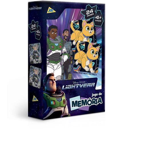 Jogo da Memória - Disney Pixar - Lightyear - Buzz e Personagens - 24 Pares - Toyster