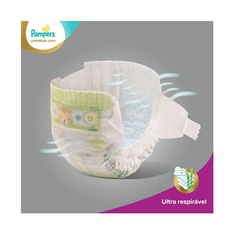 Fraldas-Descartaveis-Premium-Care-Mega---Pampers---P---56-Unidades