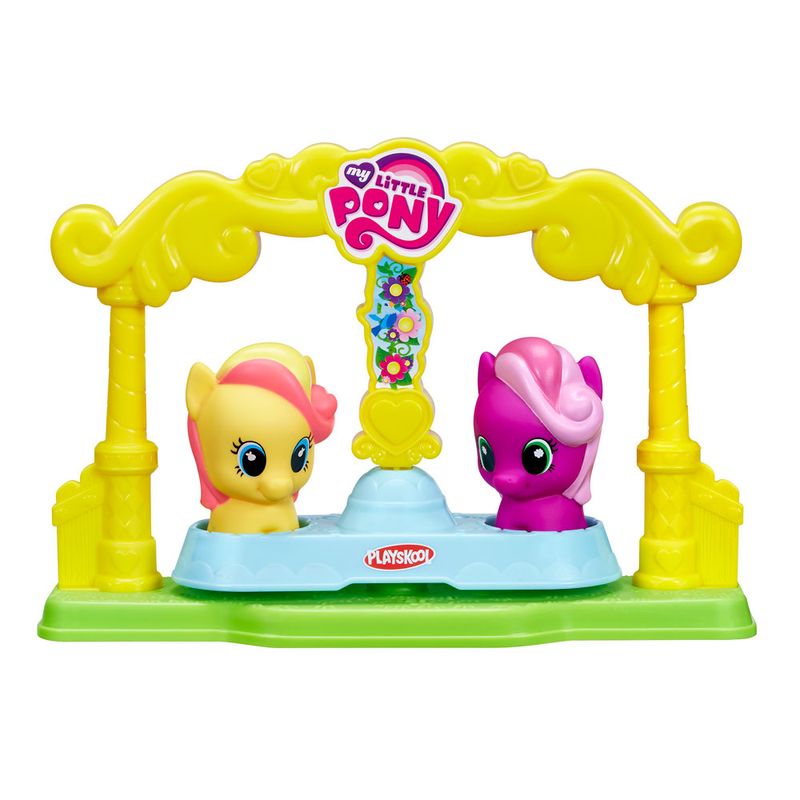 Playset-com-Figuras---Playskool-Friends---My-Little-Pony---Amigas-no-Carrossel---Hasbro