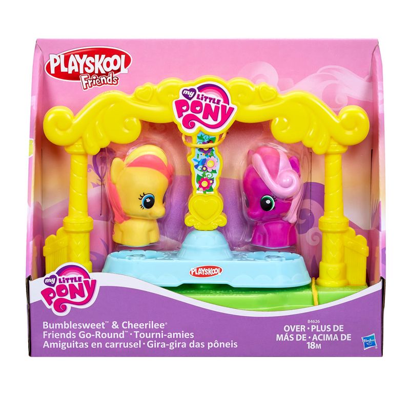 Playset-com-Figuras---Playskool-Friends---My-Little-Pony---Amigas-no-Carrossel---Hasbro