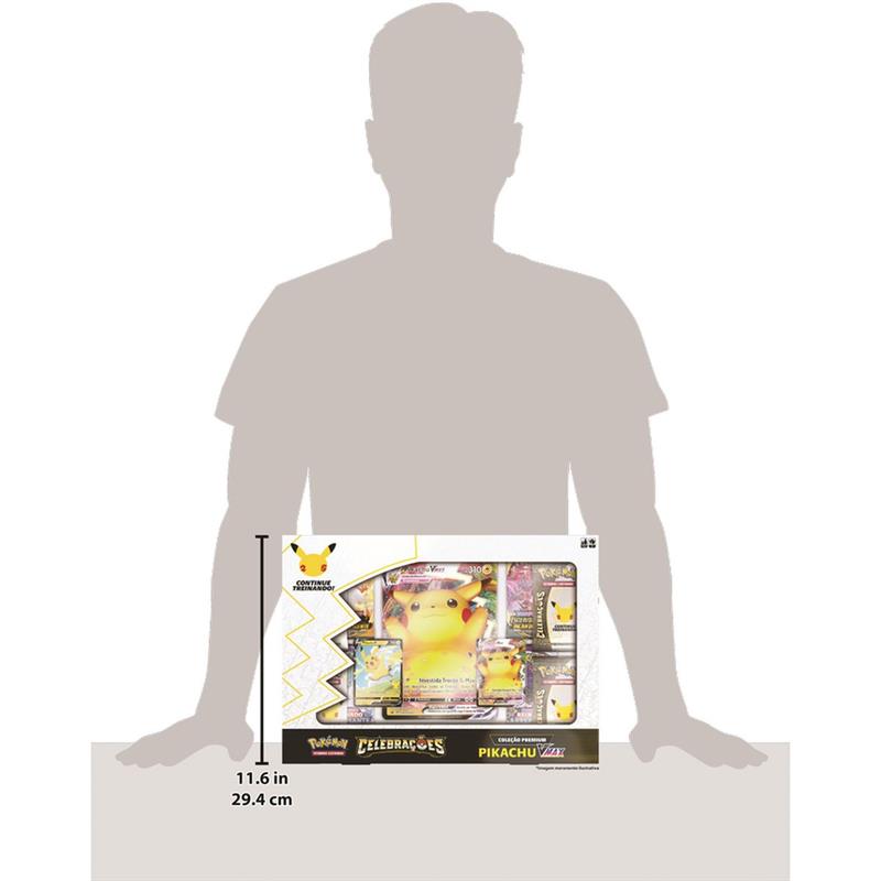 Cards Pokémon - Box Pikachu Vmax - EE 12.5 - Copag - Ri Happy