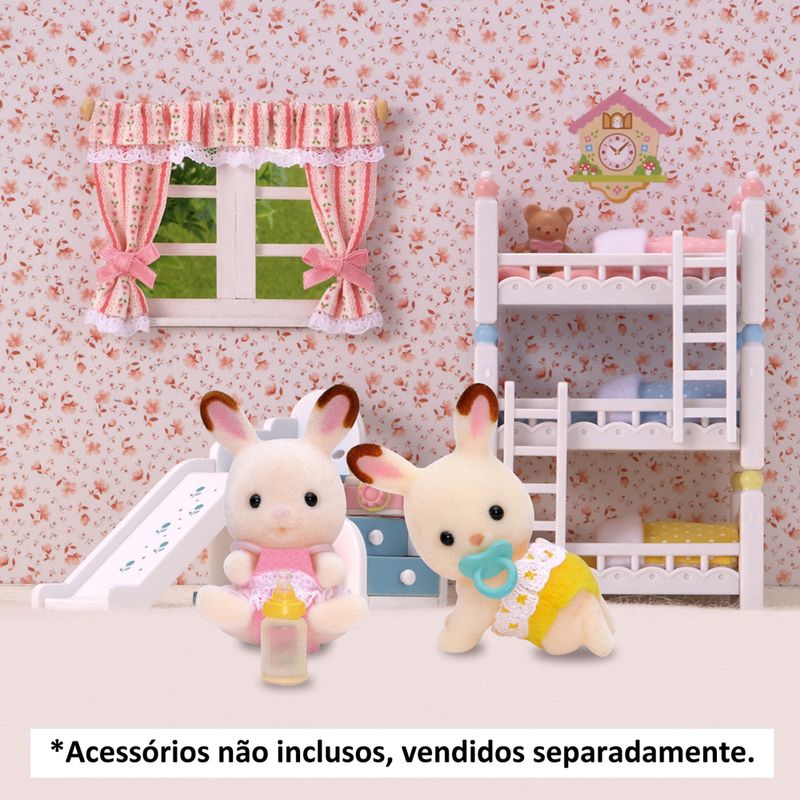 Sylvanian-Families---Coelhos-Gemeos---Chocolate---Epoch