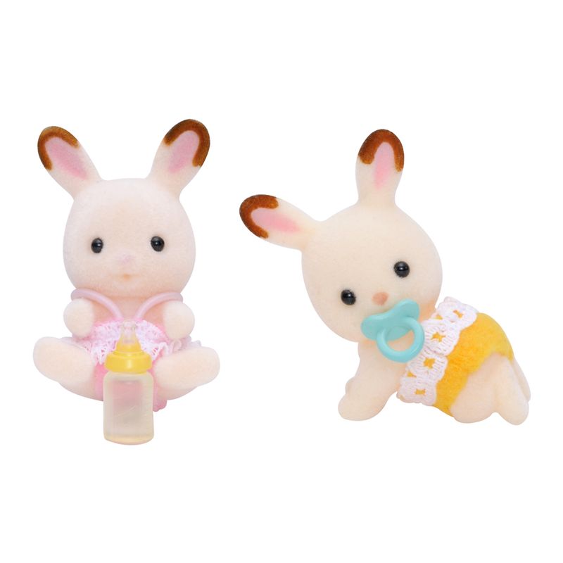 Sylvanian-Families---Coelhos-Gemeos---Chocolate---Epoch