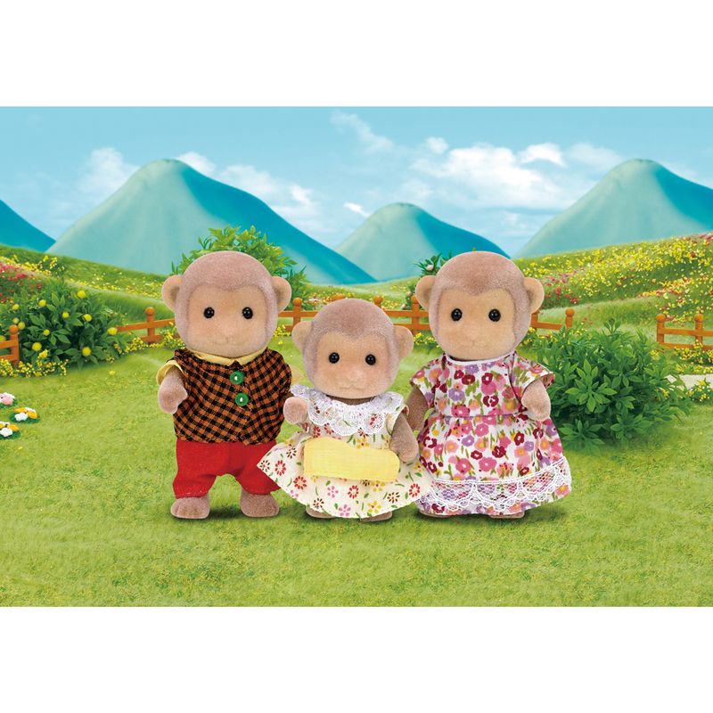 Sylvanian-Families---Familia-dos-Macacos---Noz---Epoch