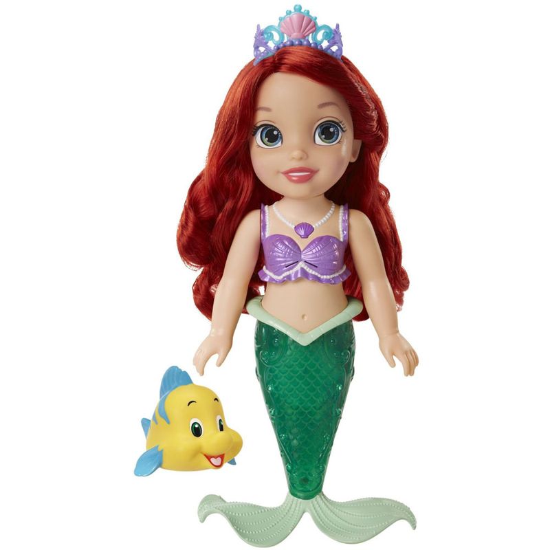 Boneca-para-Banho---Disney-Princesas---Ariel-com-Luzes-e-Sons---New-Toys