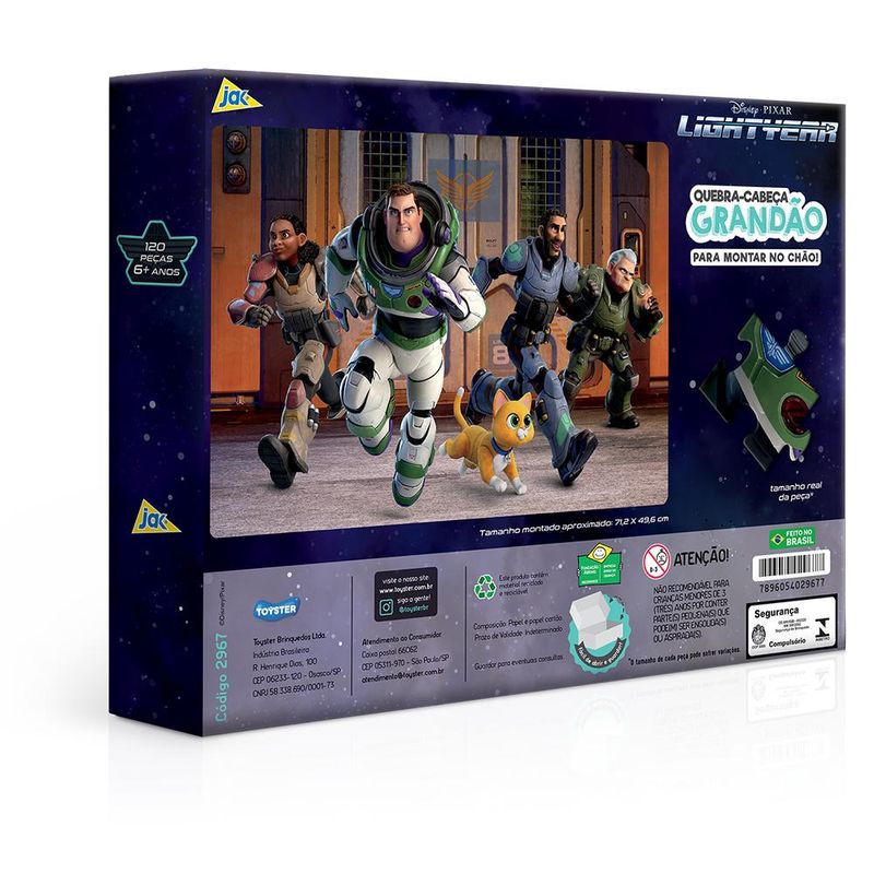 Quebra-cabeca---120-pecas---Disney---Lightyear---Jak---Toyster-1